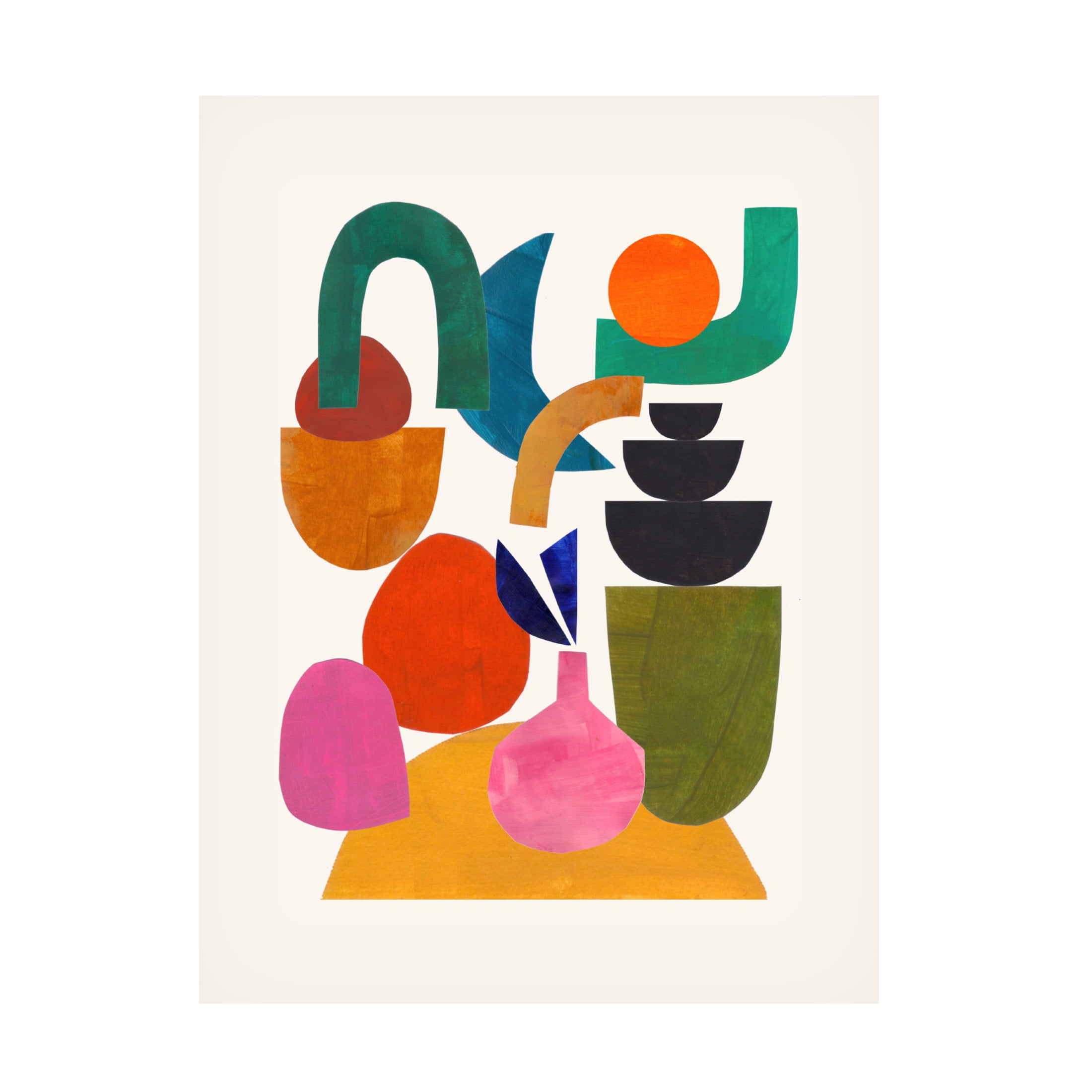 Trademark Fine Art Ejaaz Haniff  Happily Stacked Canvas Wall Art