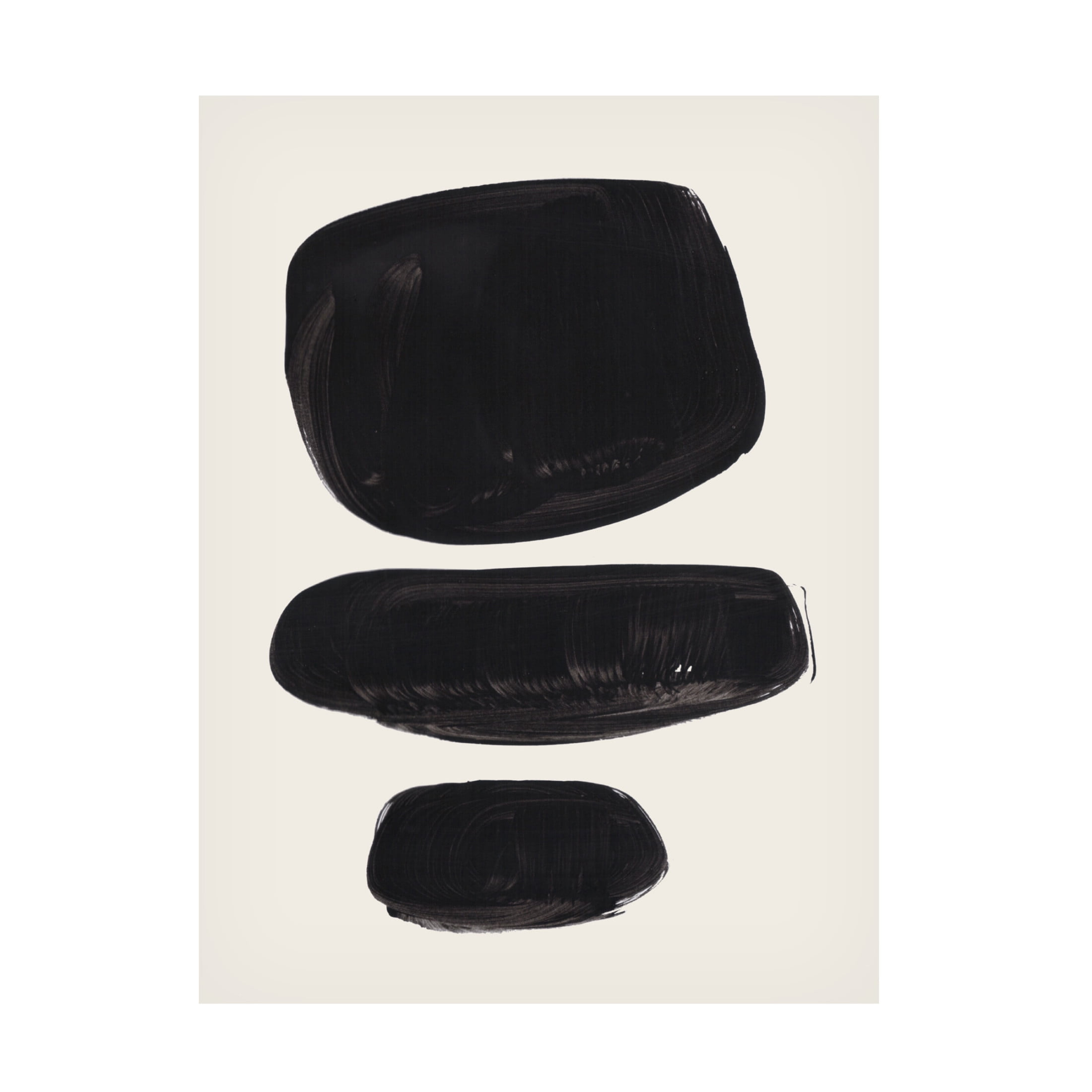 Trademark Fine Art Ejaaz Haniff Ink Pebble Canvas Wall Art