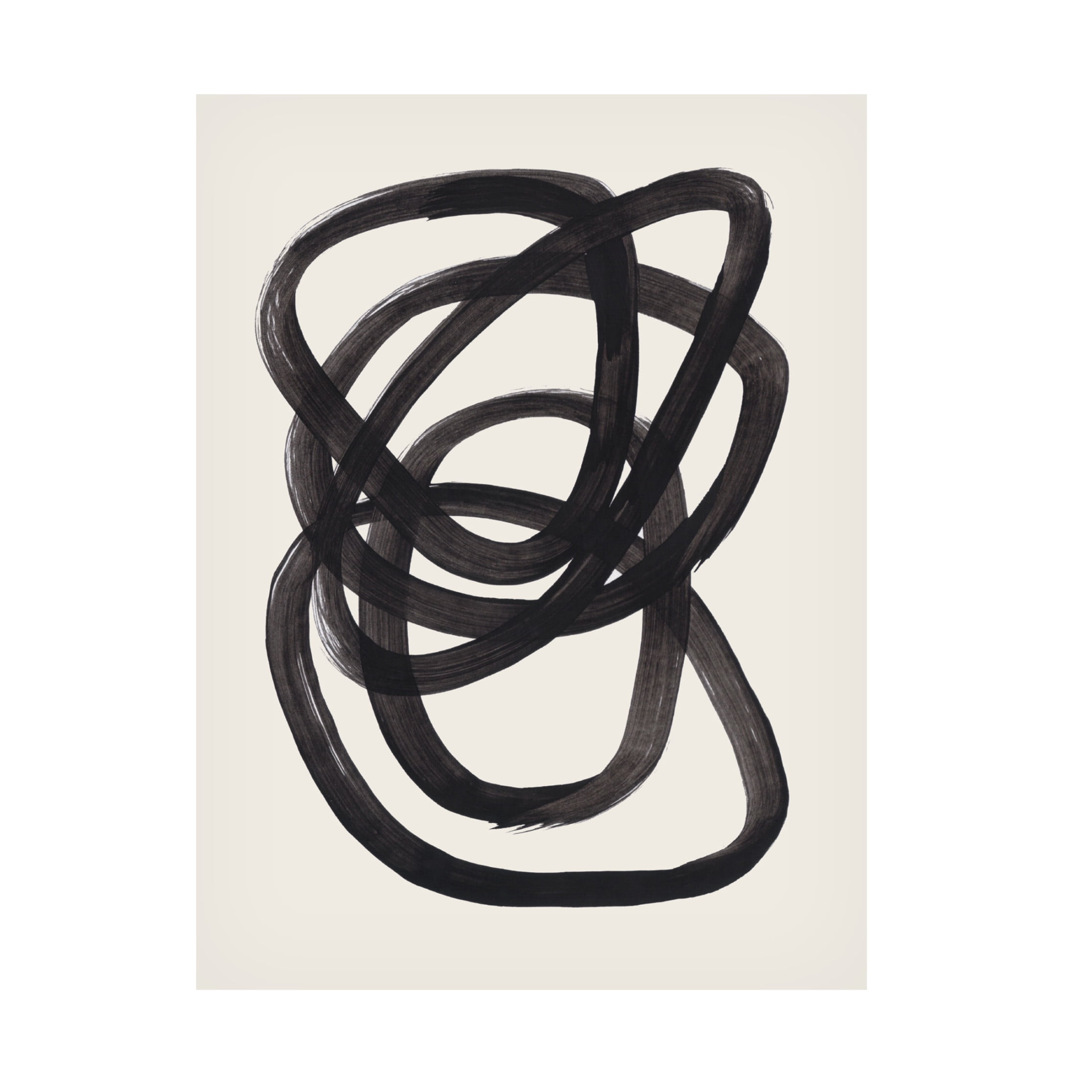 Trademark Fine Art Ejaaz Haniff Ink Spiral Rings Canvas Wall Art