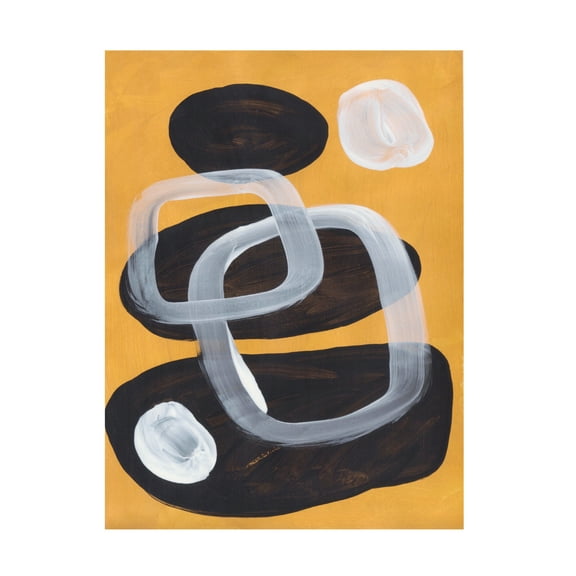 Trademark Fine Art Ejaaz Haniff Midcentury Mustard Canvas Wall Art