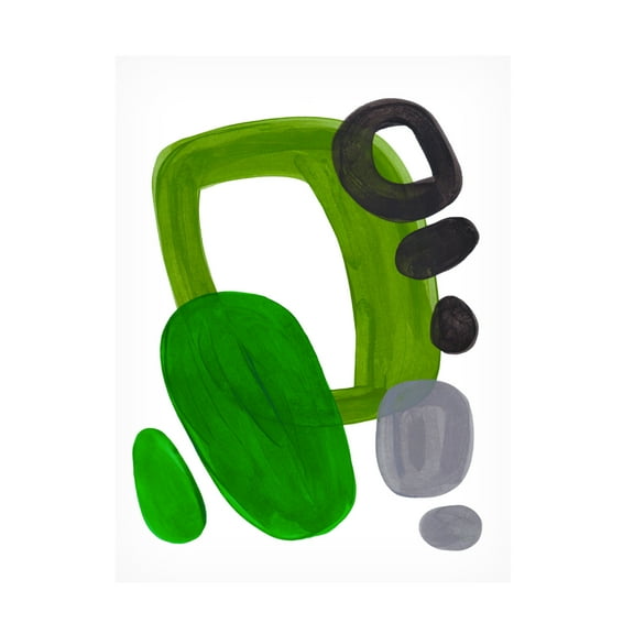 Trademark Fine Art Ejaaz Haniff  Midcentury Olive Canvas Wall Art