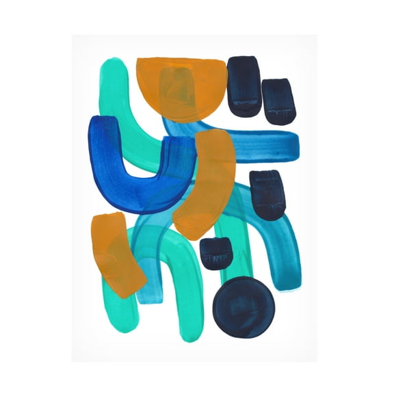 Trademark Fine Art Ejaaz Haniff Ocean Gold Canvas Wall Art