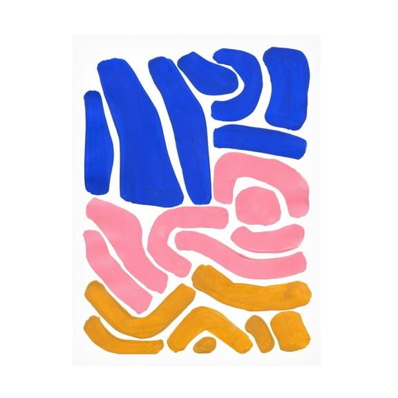 Trademark Fine Art Ejaaz Haniff Pastel Tribal Maze Canvas Wall Art