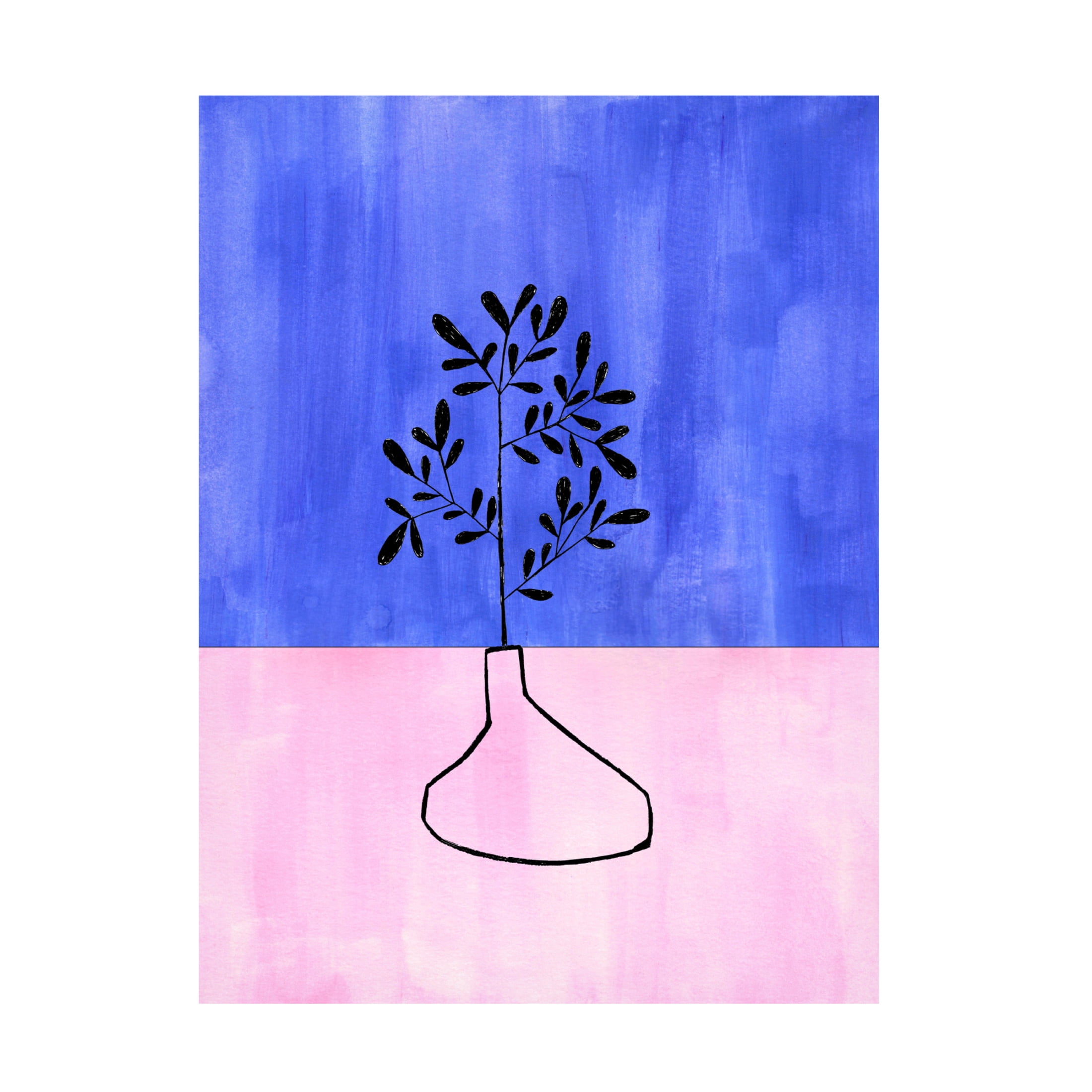 Trademark Fine Art Ejaaz Haniff Periwinkle Vase Canvas Wall Art