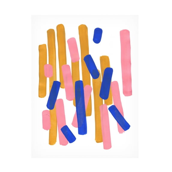 Trademark Fine Art Ejaaz Haniff Pink Confetti Canvas Wall Art