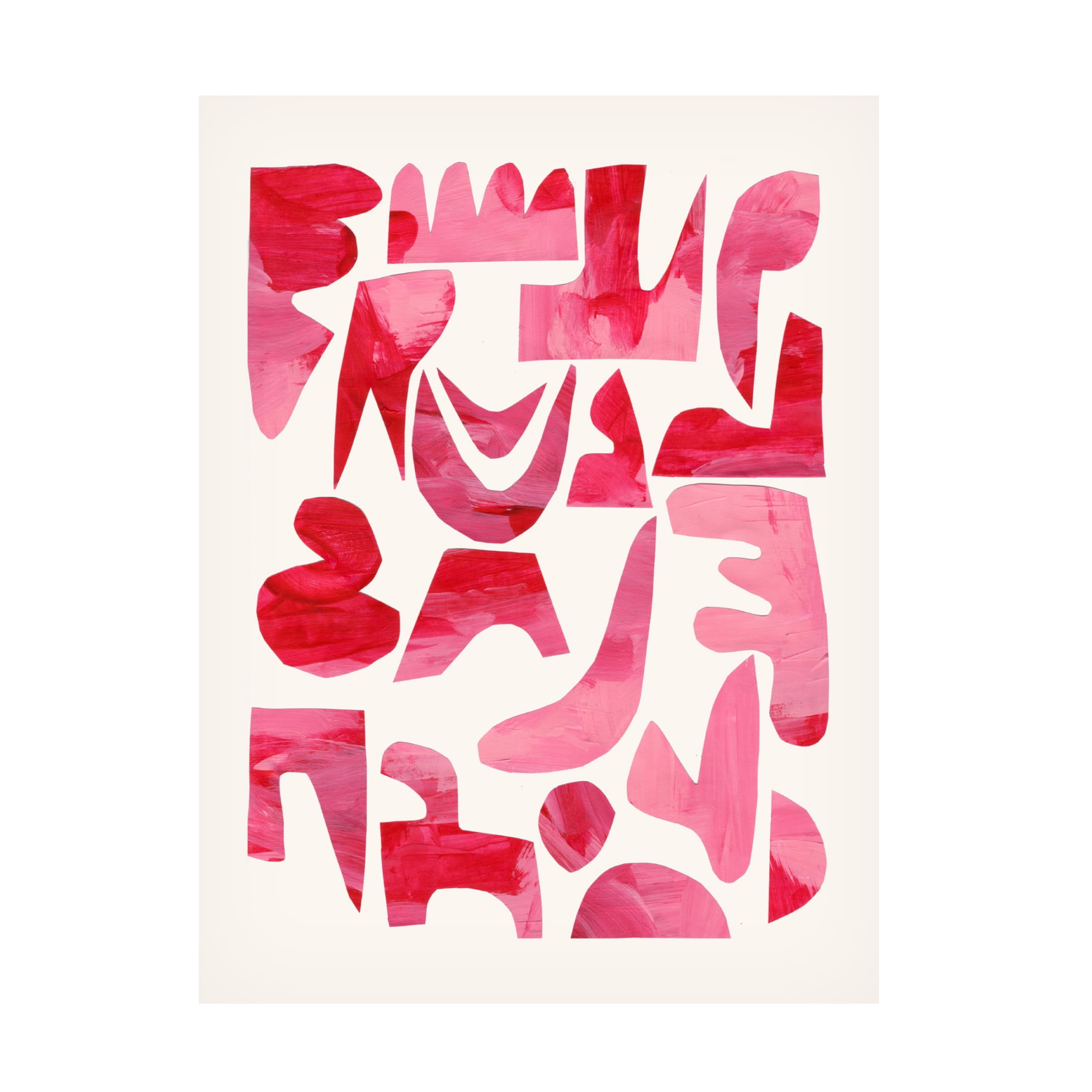 Trademark Fine Art Ejaaz Haniff  Pink Kiss Pieces Canvas Wall Art