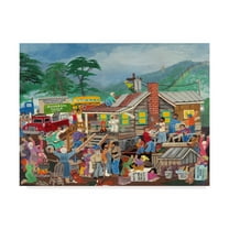 Trademark Fine Art 'Electrified' Canvas Art by Carol Salas