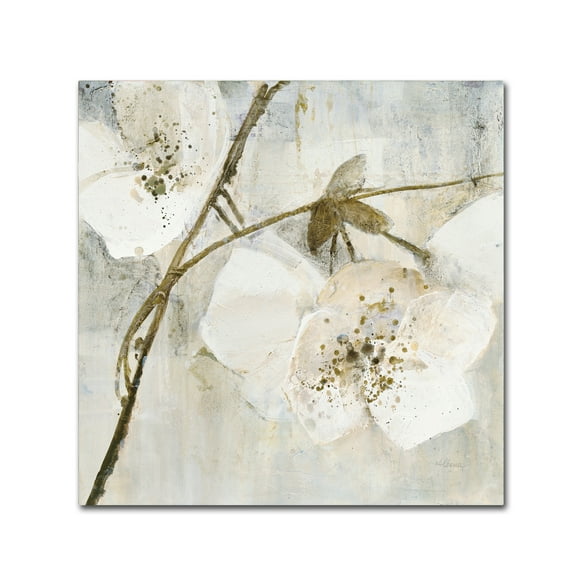 Trademark Fine Art 'Elegance II Greige' Canvas Art by Albena Hristova