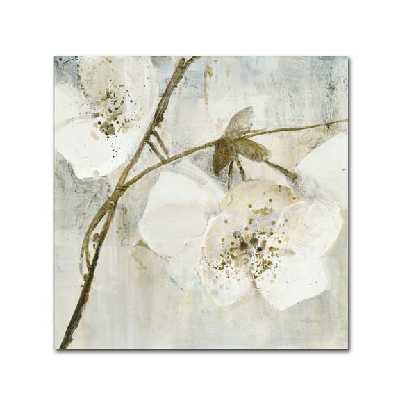 Trademark Fine Art 'Elegance II Greige' Canvas Art by Albena Hristova