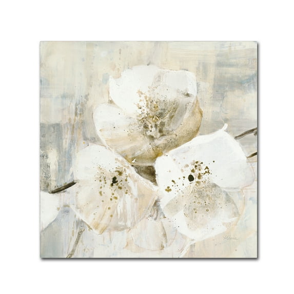 Trademark Fine Art 'Elegance III Greige' Canvas Art by Albena Hristova