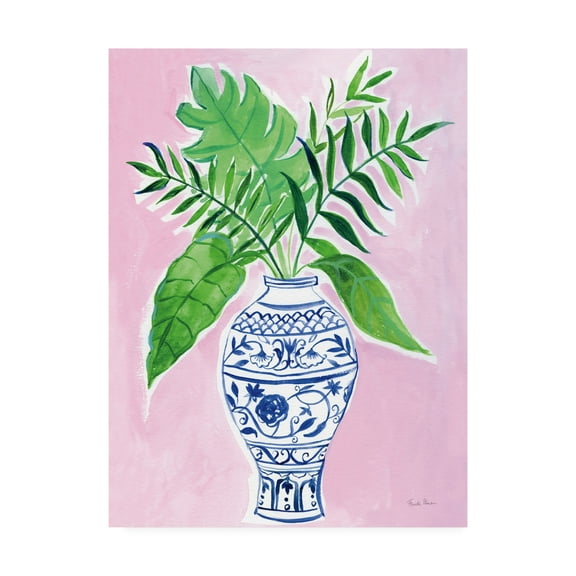 Trademark Fine Art 'Elegant Chinoiserie I Crop' Canvas Art by Farida Zaman