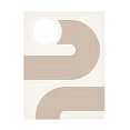 thumbnail image 1 of Trademark Fine Art Elena Ristova Beige Arc Poster No.2 Canvas Wall Art, 1 of 4