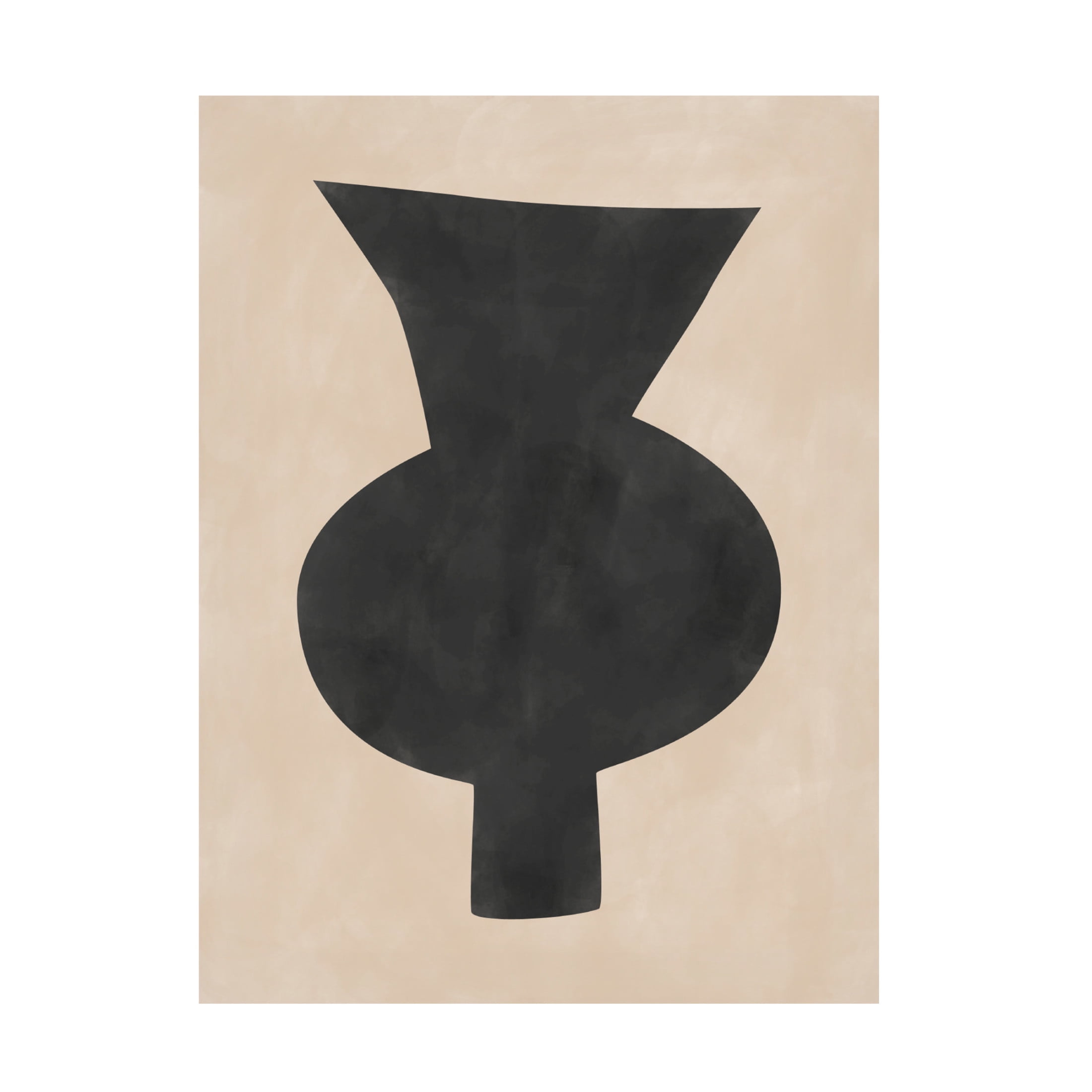 Trademark Fine Art Elena Ristova Black Vase Artwork Canvas Wall Art