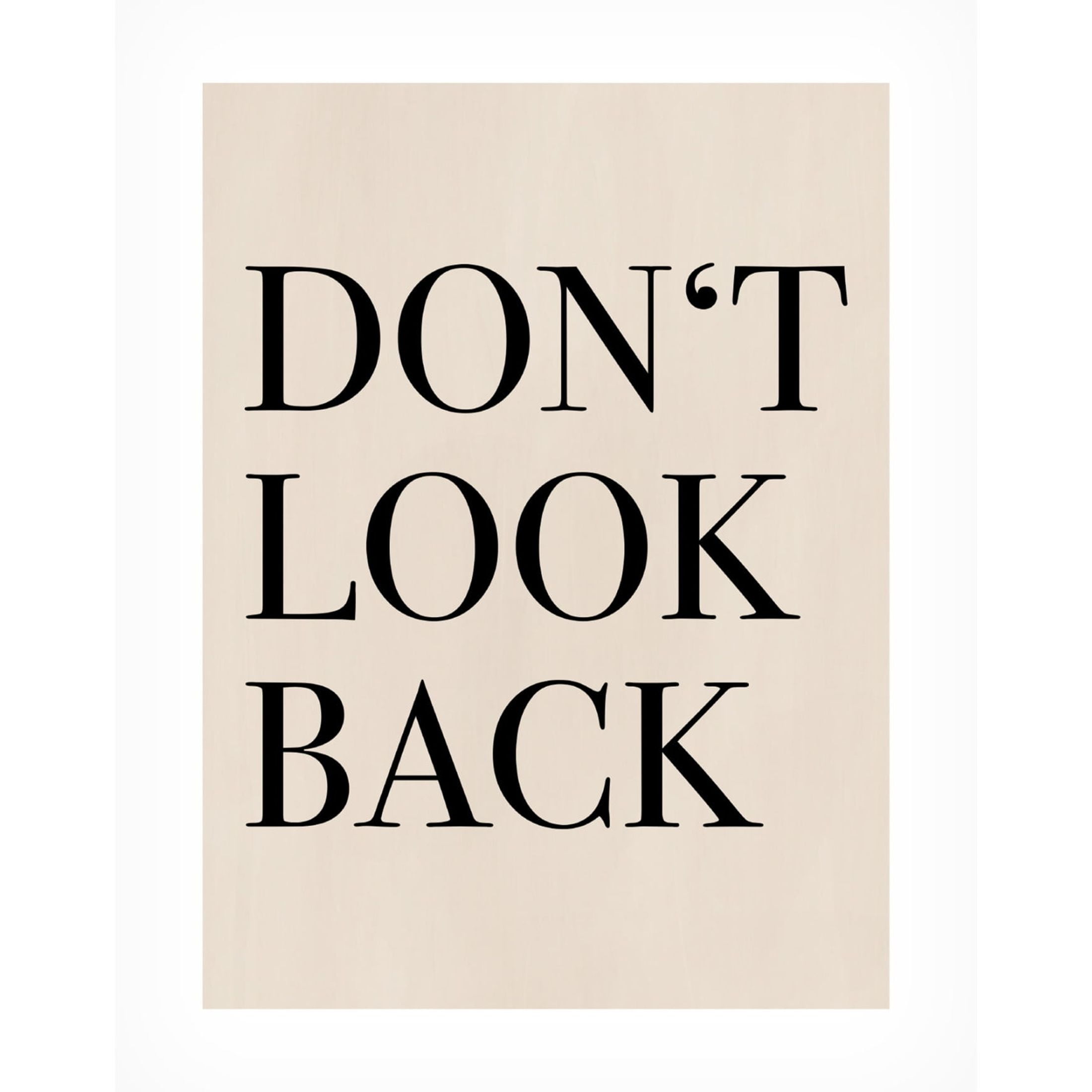 Trademark Fine Art Elena Ristova  Donat Look Back Quote Art Canvas Wall Art