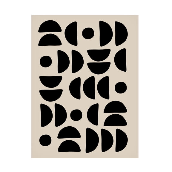 Trademark Fine Art Elena Ristova Geometric Pattern Artwork Canvas Wall Art