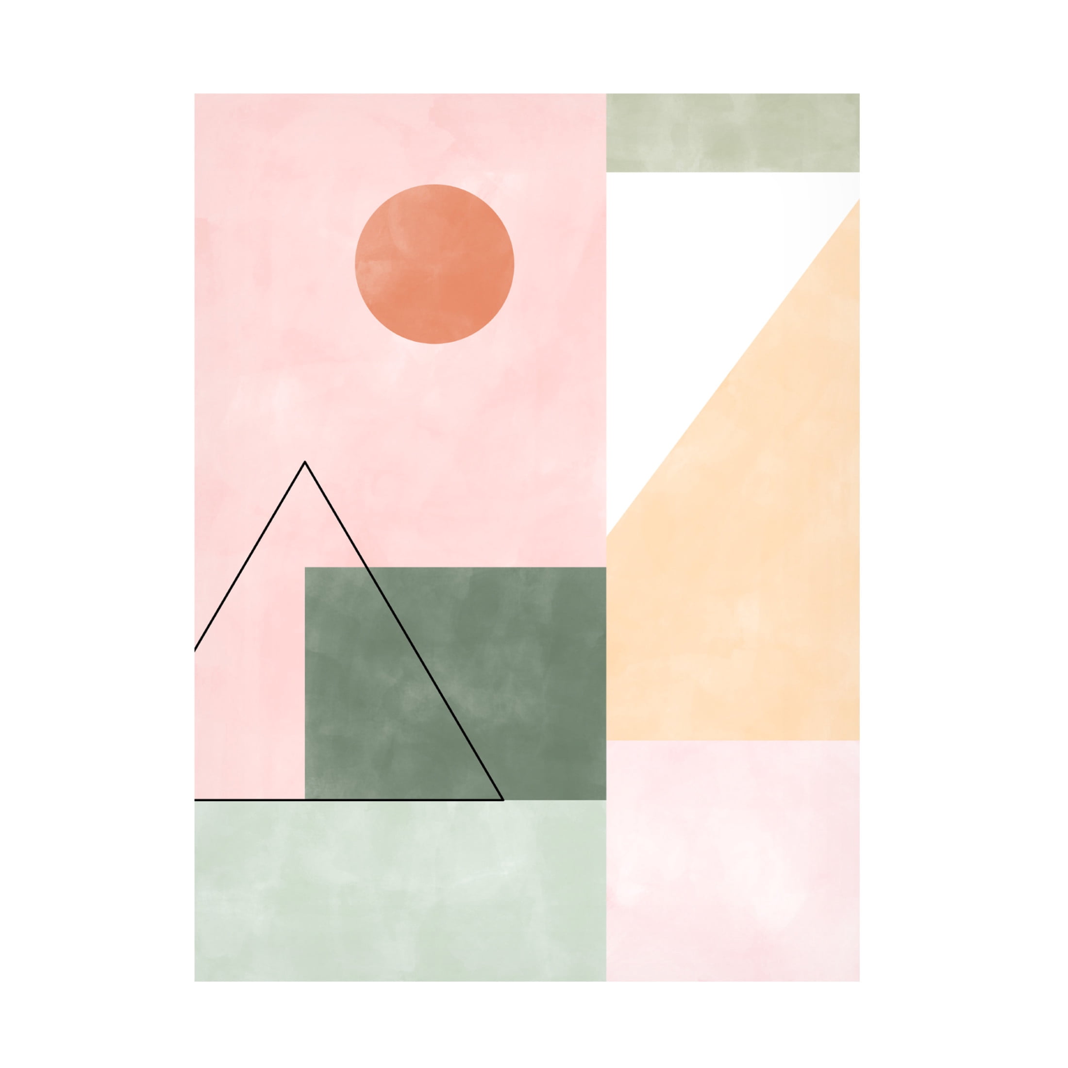 Trademark Fine Art Elena Ristova Pinkgreen21 Canvas Wall Art