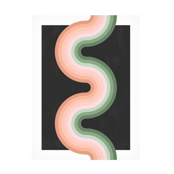 Trademark Fine Art Elena Ristova Pinkgreen31 Canvas Wall Art