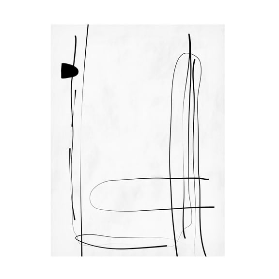 Trademark Fine Art Elena Ristova blackawhite35 Canvas Wall Art