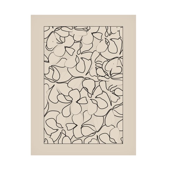 Trademark Fine Art Elena Ristova botanical102 Canvas Wall Art