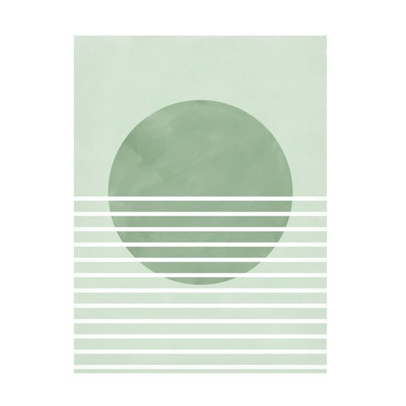 Trademark Fine Art Elena Ristova green15 Canvas Wall Art