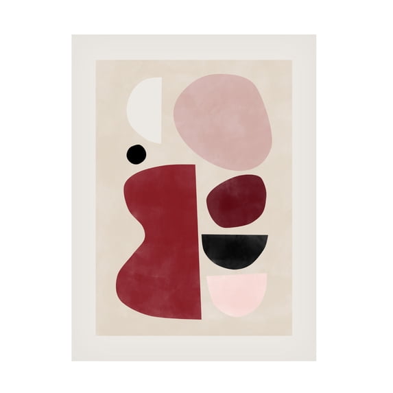 Trademark Fine Art Elena Ristova red21 Canvas Wall Art