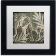 thumbnail image 1 of Trademark Fine Art "Elephant 1" Canvas Art by Color Bakery White Matte, Black Frame, 1 of 1