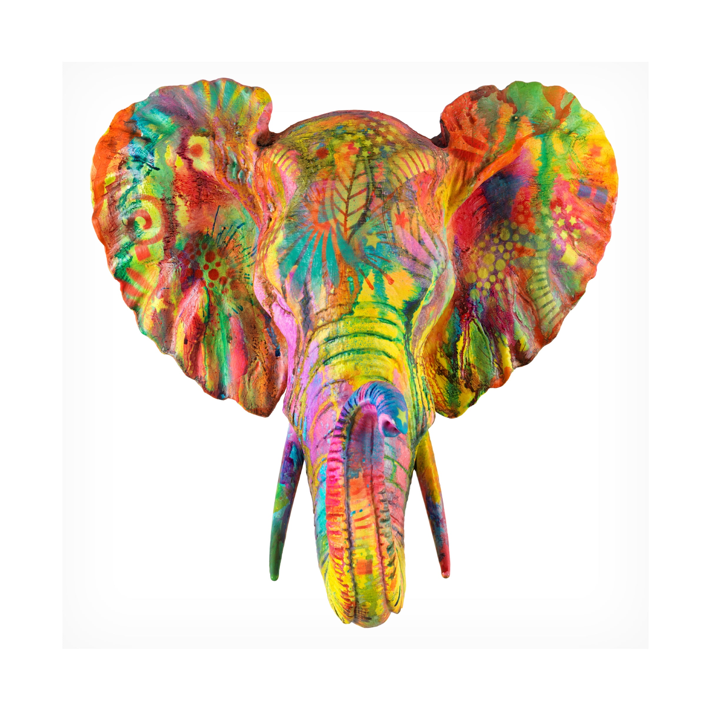 Trademark Fine Art 'Elephant' Canvas Art by Dean Russo