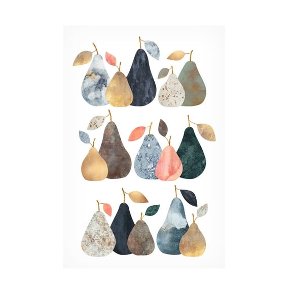 Trademark Fine Art Elisabeth Fredriksson Pears Canvas Wall Art
