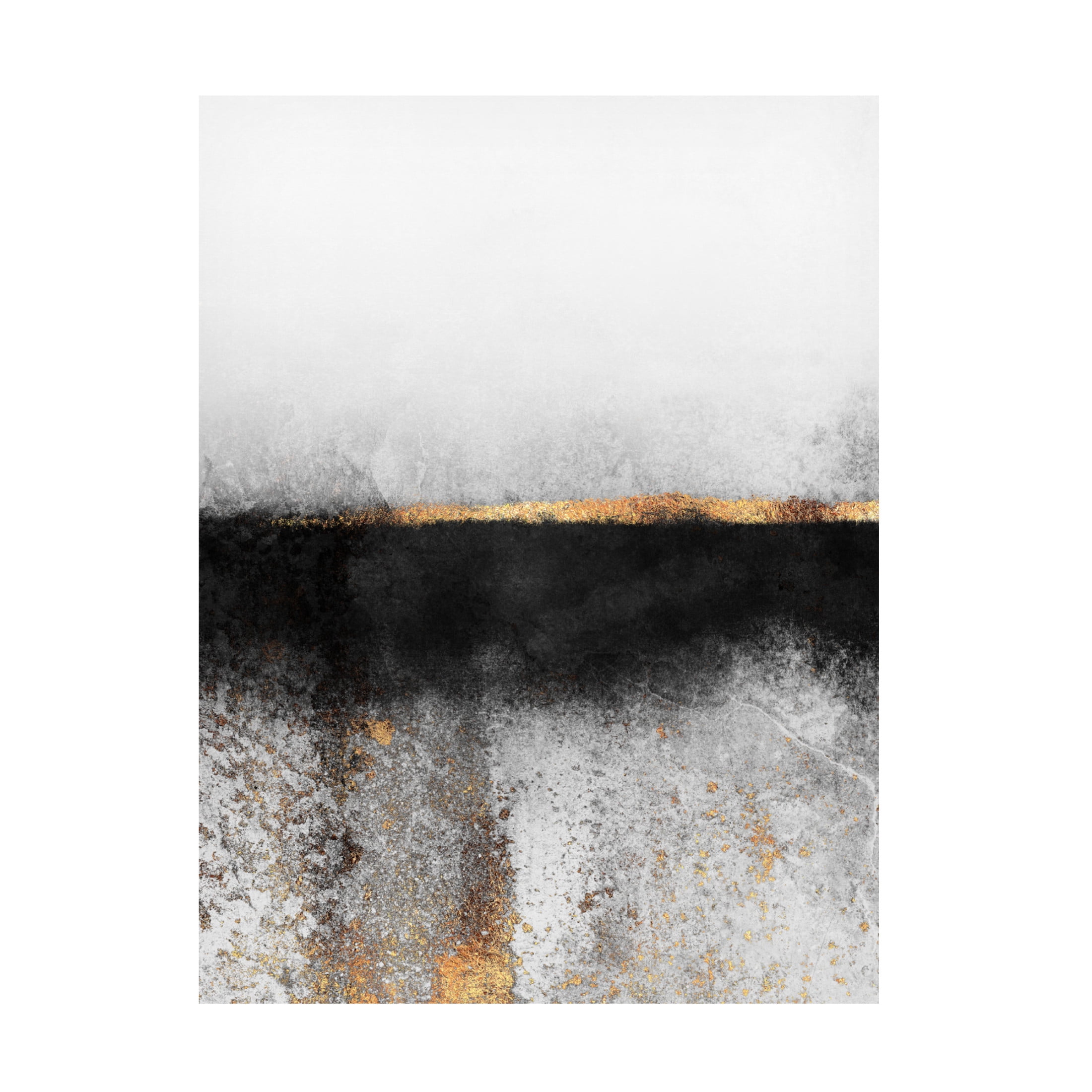 Trademark Fine Art Elisabeth Fredriksson Soot And Gold Canvas Wall Art