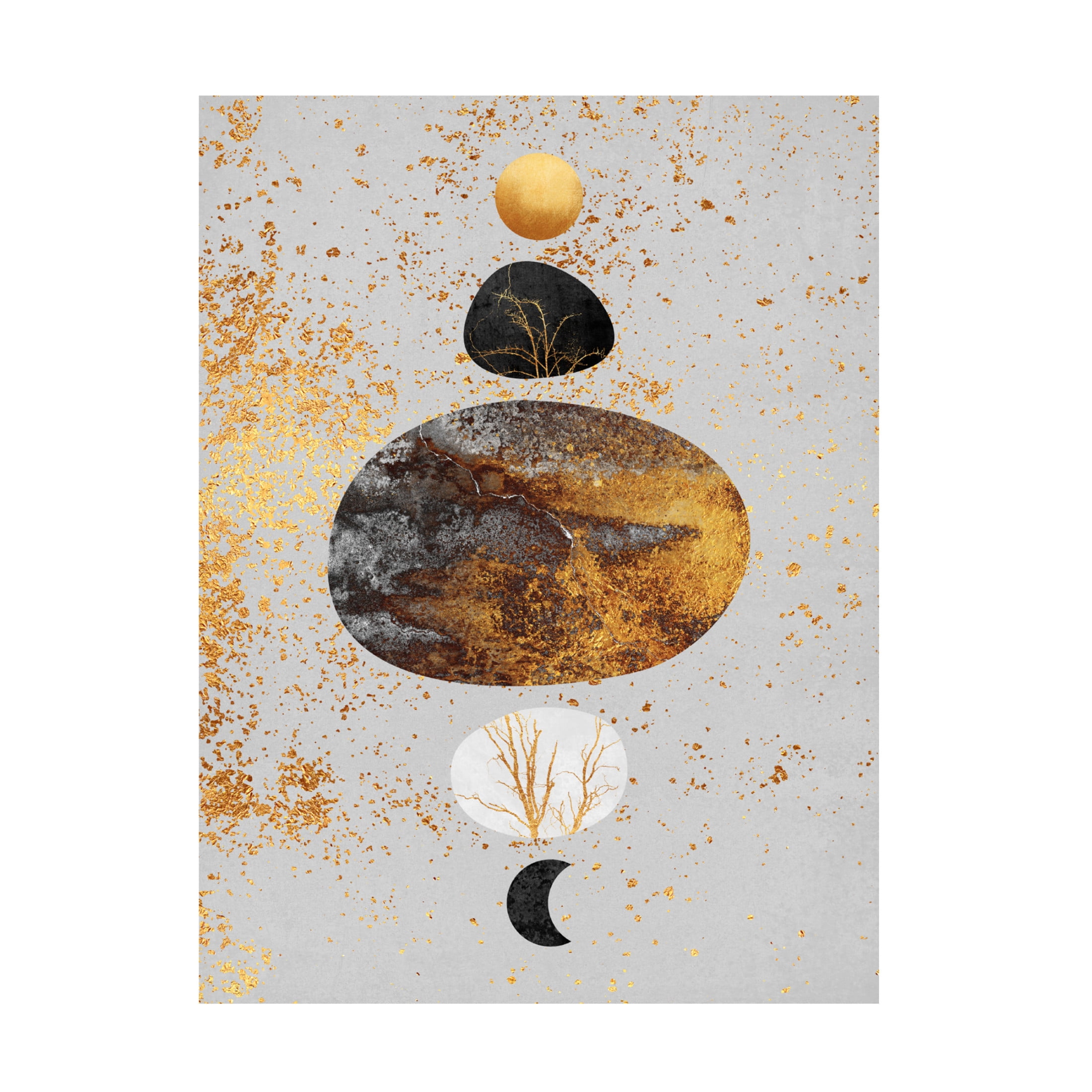 Trademark Fine Art Elisabeth Fredriksson Sun And Moon Canvas Wall Art