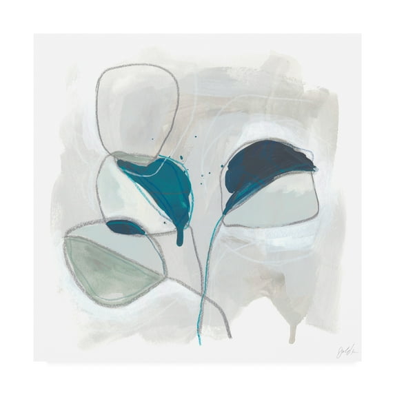 Trademark Fine Art 'Elliptic Posey III' Canvas Art by June Erica Vess