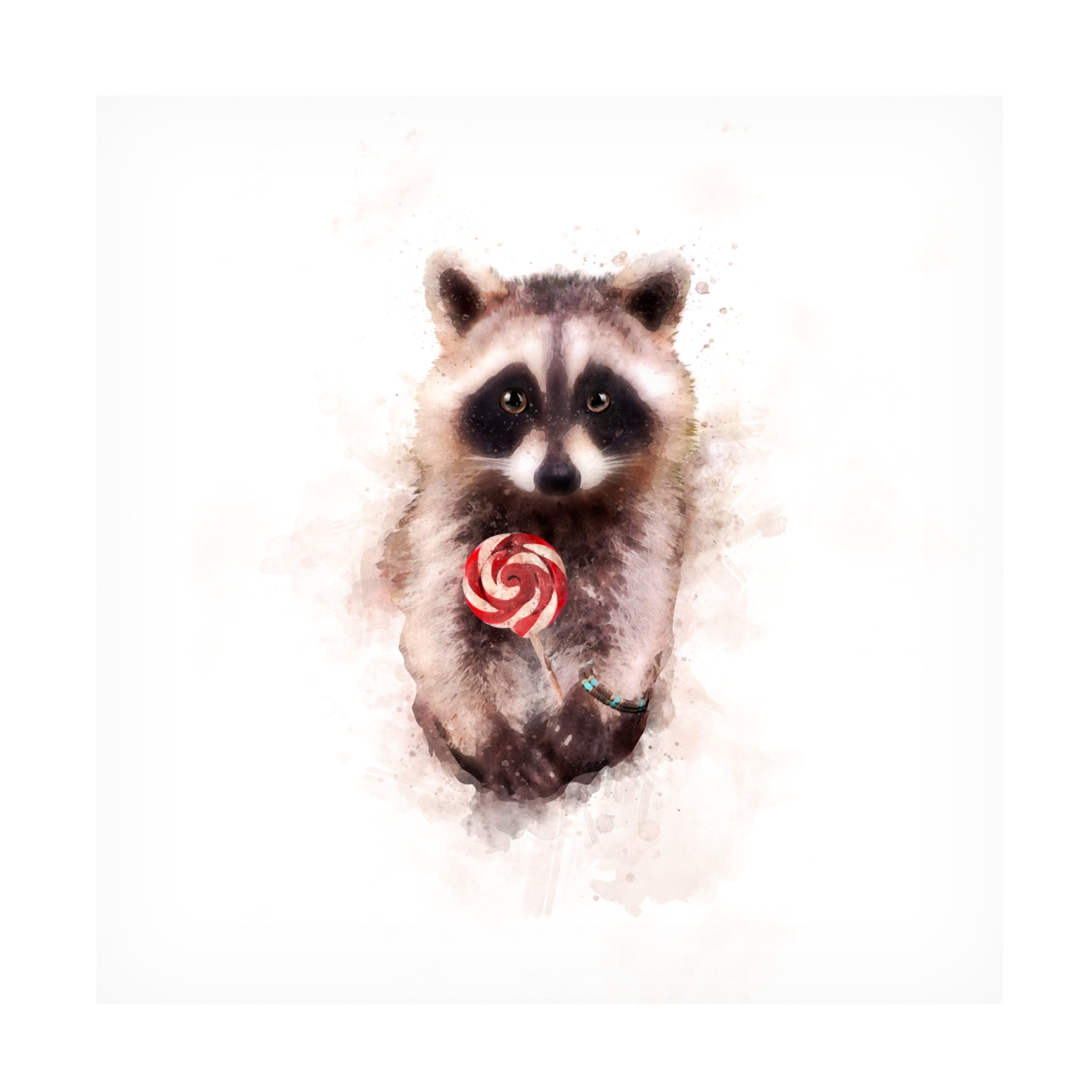Trademark Fine Art Emel Tunaboylu  Baby Racoon Canvas Wall Art