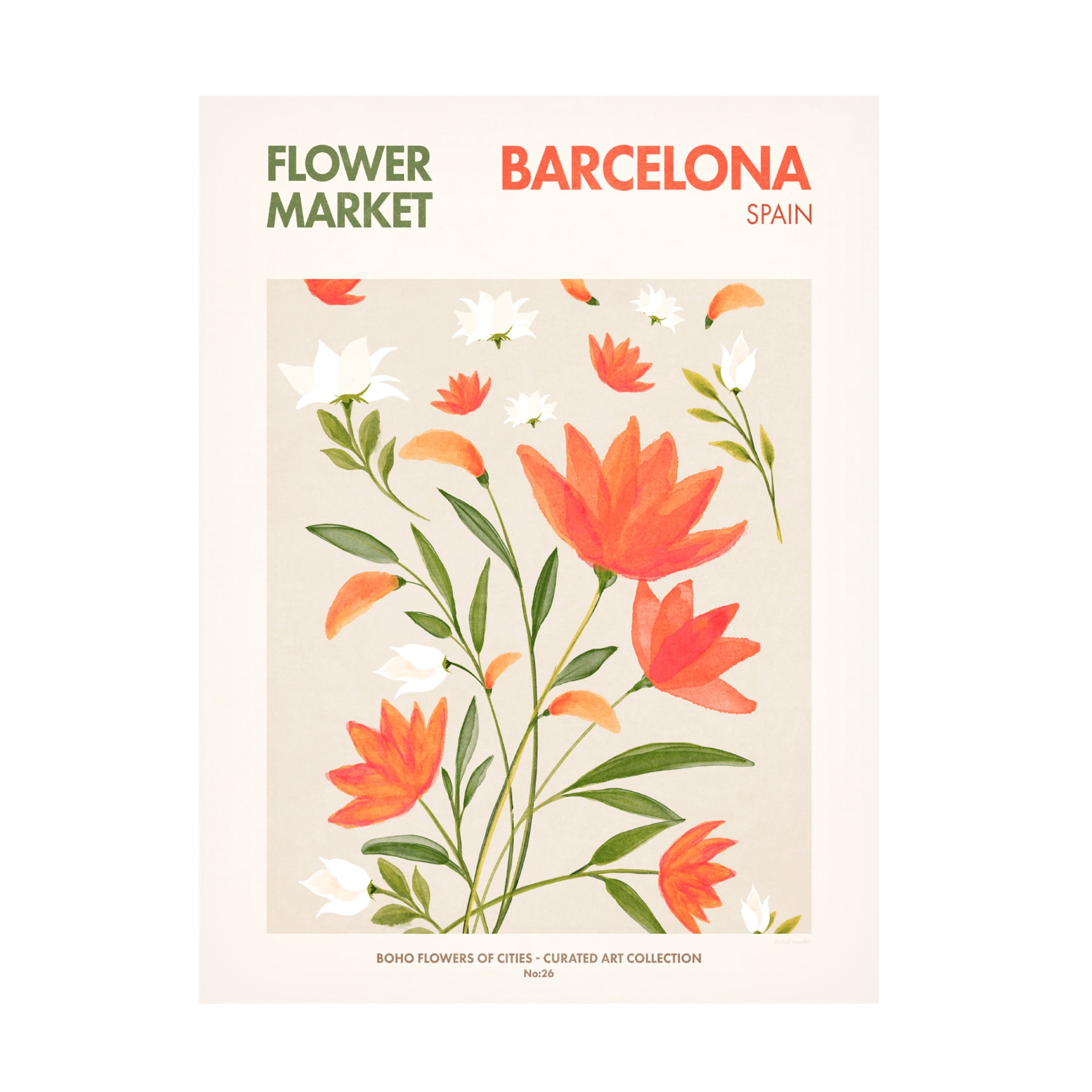 Trademark Fine Art Emel Tunaboylu Barcelona Canvas Wall Art