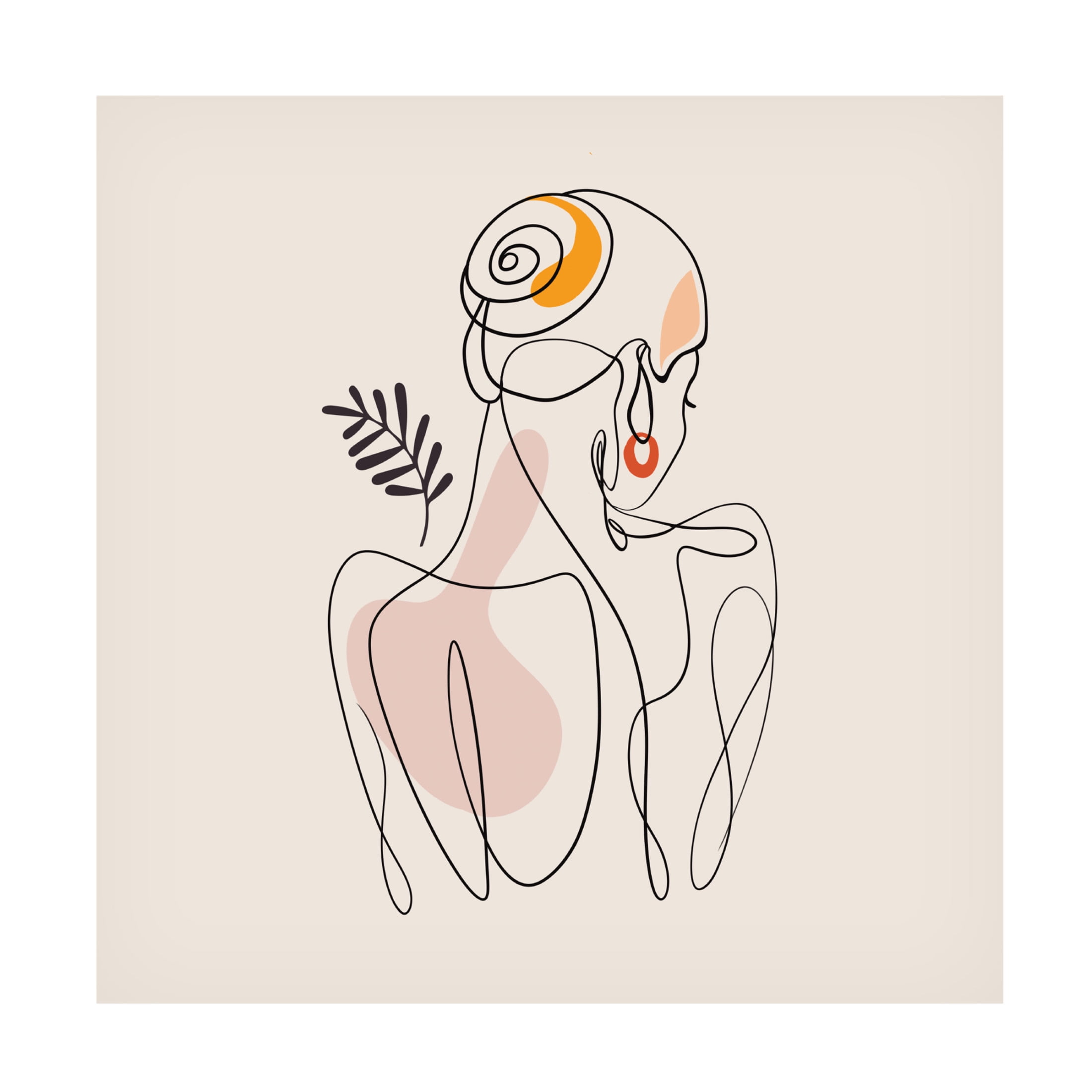Trademark Fine Art Emel Tunaboylu Bodyscape No2 Canvas Wall Art