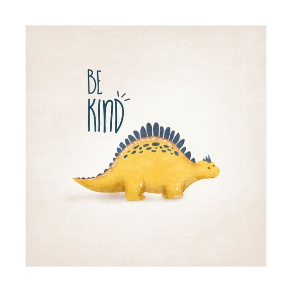 Trademark Fine Art Emel Tunaboylu Dino Sari Tombik Canvas Wall Art