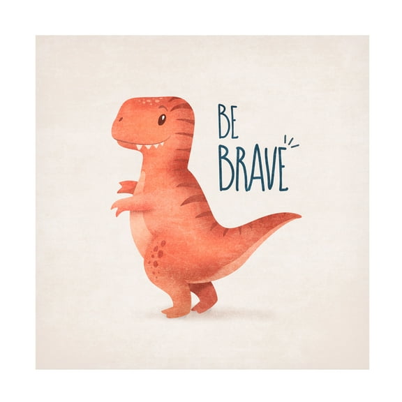 Trademark Fine Art Emel Tunaboylu Dino Trex Canvas Wall Art