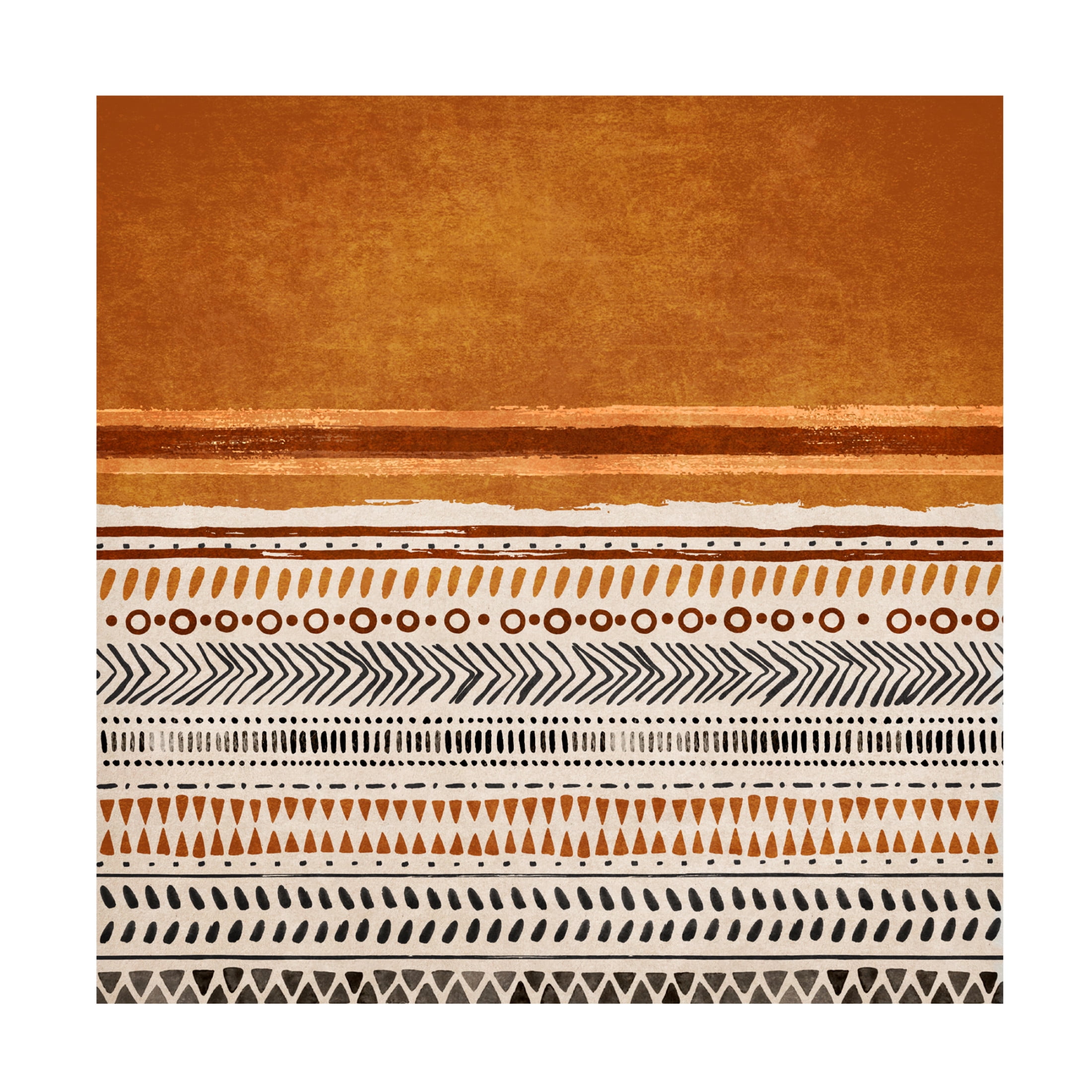 Trademark Fine Art Emel Tunaboylu Kilim Turuncu2 Canvas Wall Art