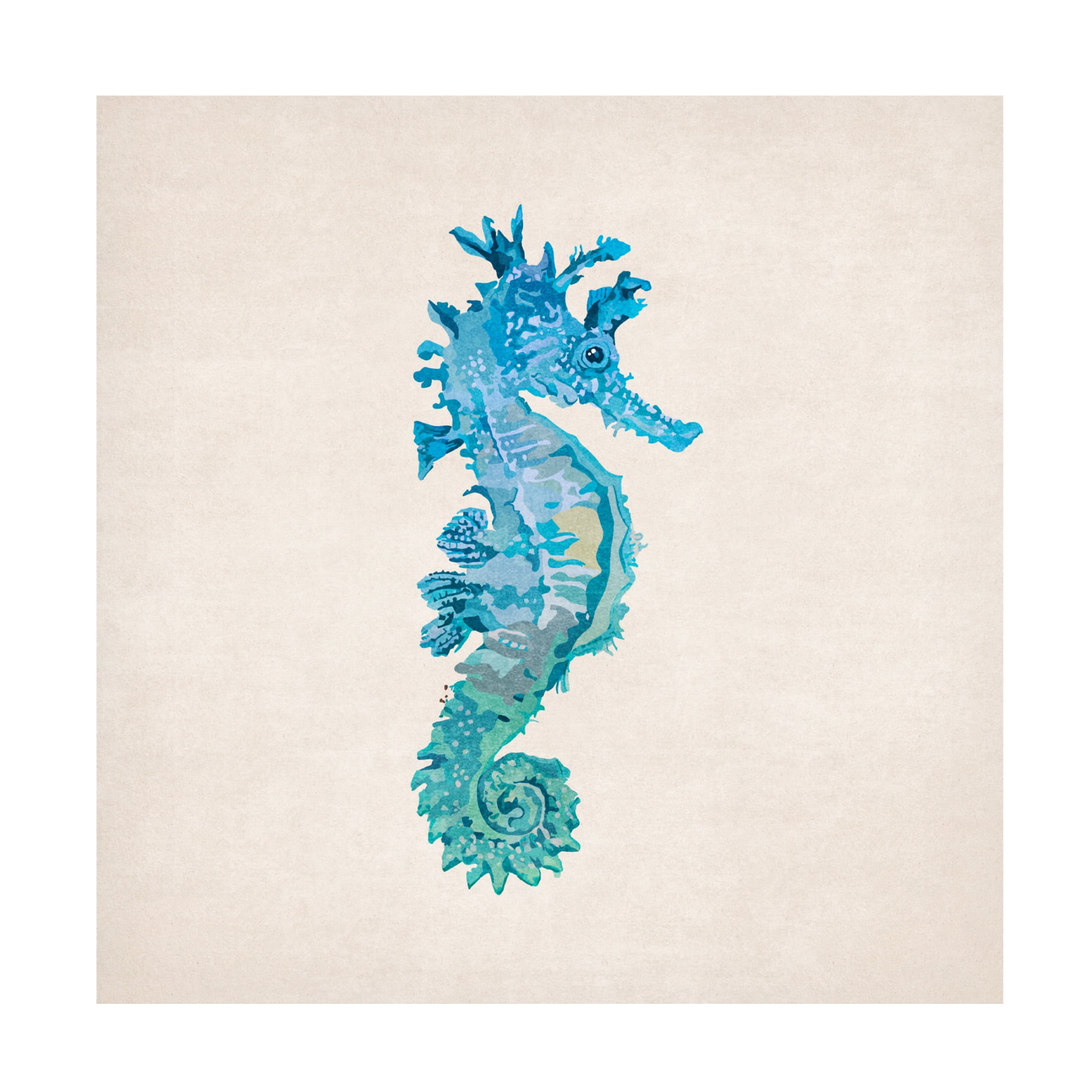 Trademark Fine Art Emel Tunaboylu Mavi Canvas Wall Art