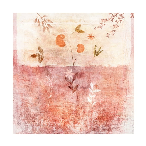 Trademark Fine Art Emel Tunaboylu Pink Canvas Wall Art