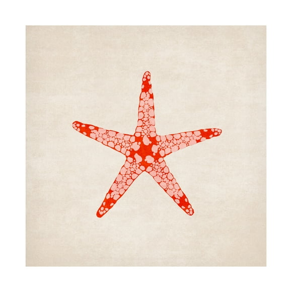Trademark Fine Art Emel Tunaboylu Sea Star Canvas Wall Art