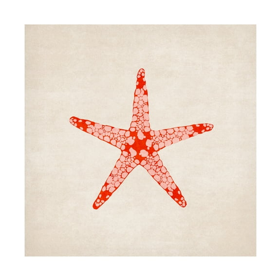Trademark Fine Art Emel Tunaboylu Sea Star Canvas Wall Art