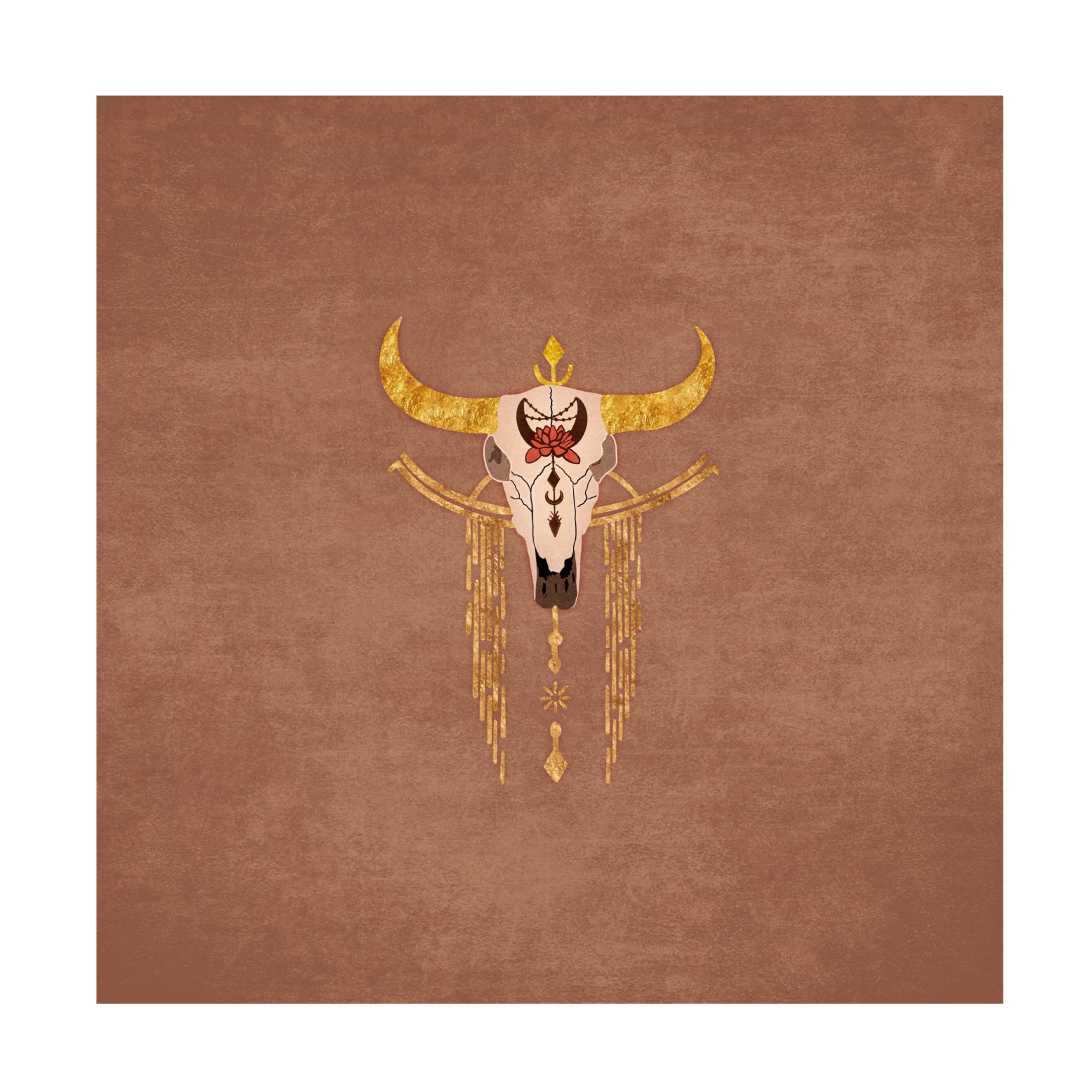 Trademark Fine Art Emel Tunaboylu  Skull01 Horizontal Canvas Wall Art