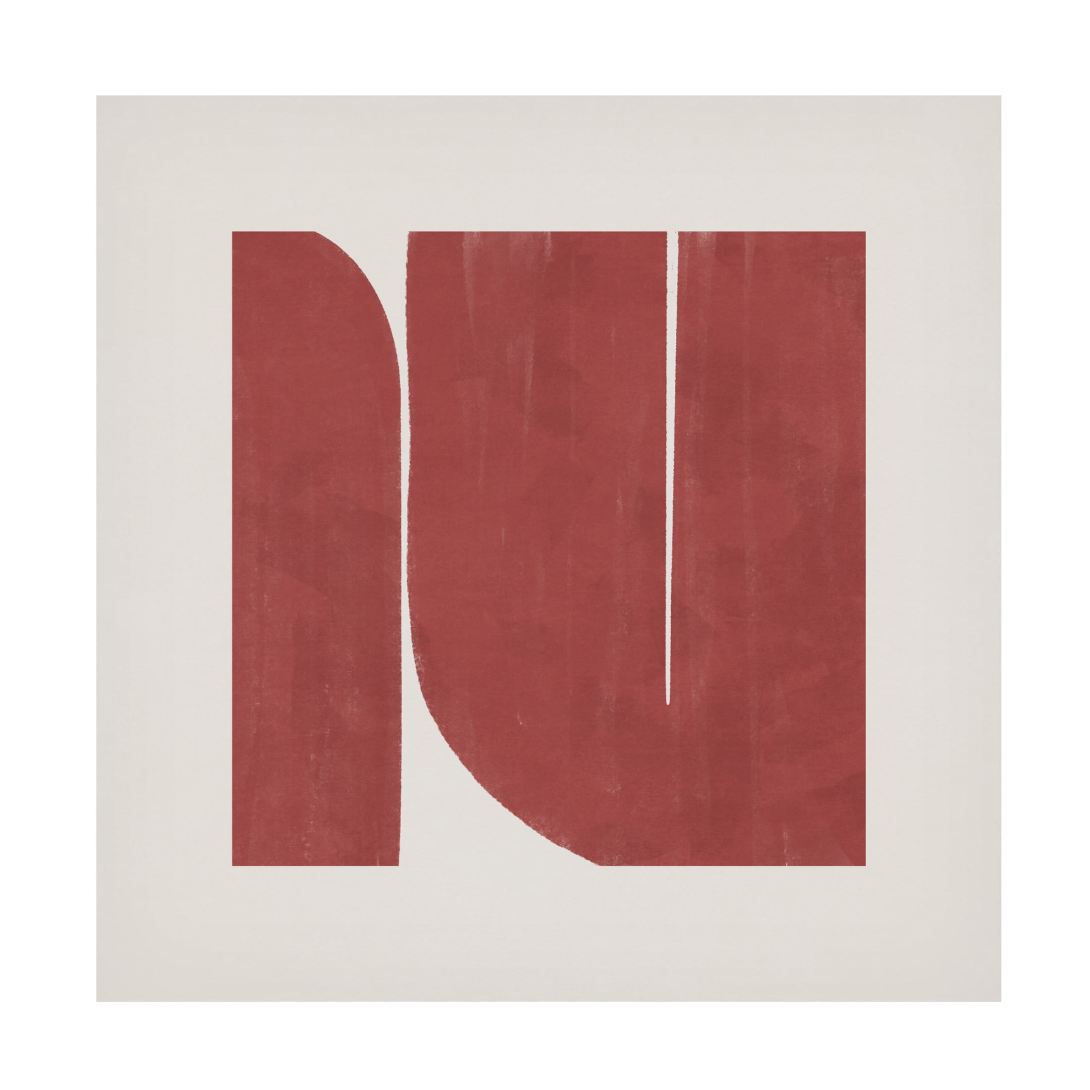 Trademark Fine Art Emel Tunaboylu  Small Sqterracota R Canvas Wall Art
