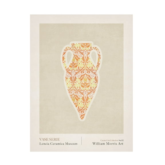 Trademark Fine Art Emel Tunaboylu  William Morris Canvas Wall Art