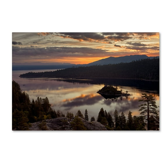 Trademark Fine Art 'Emerald Bay' Canvas Art by Mike Jones Photo