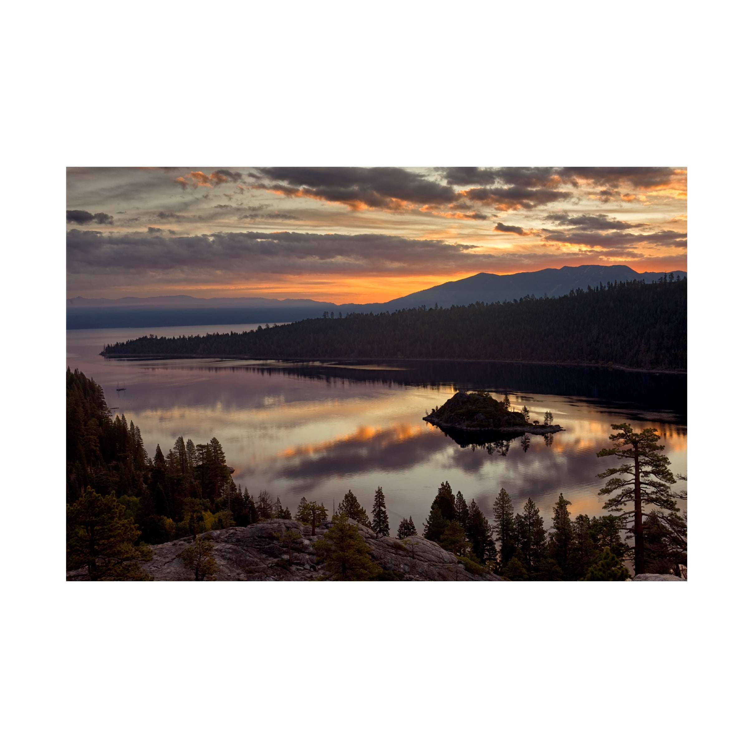 Trademark Fine Art 'Emerald Bay' Canvas Art by Mike Jones Photo