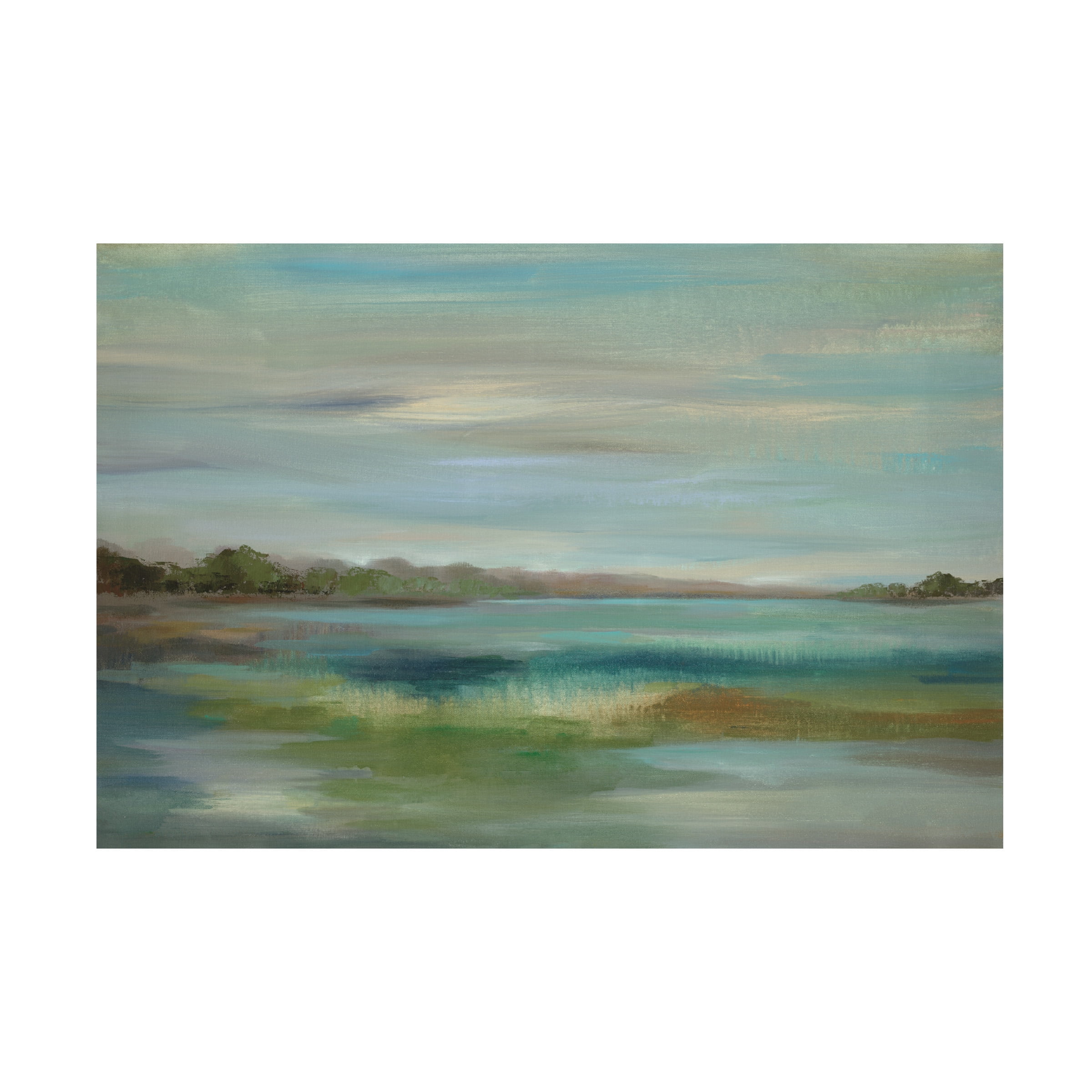 Trademark Fine Art 'Emerald Lagoon' Canvas Art by Silvia Vassileva