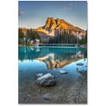 thumbnail image 1 of Trademark Fine Art 'Emerald Lake Sunset' Canvas Art by Pierre Leclerc, 1 of 1