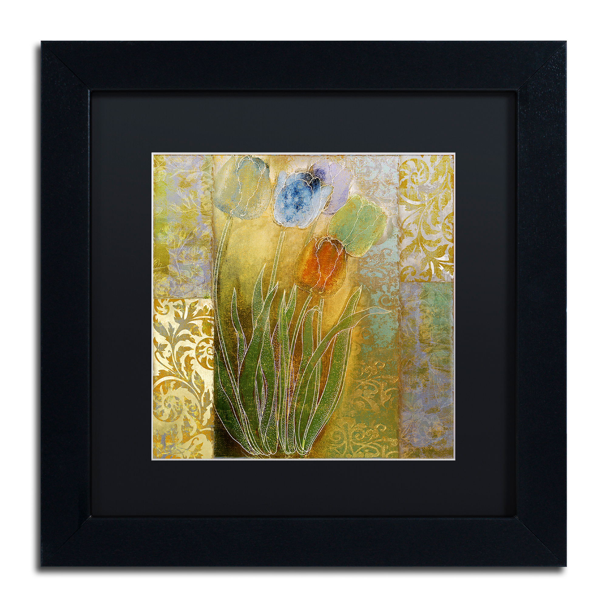 Trademark Fine Art 'Emily I' Black Framed Art by Color Bakery