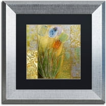 Trademark Fine Art "Emily I" Canvas Art by Color Bakery Black Matte, Silver Frame